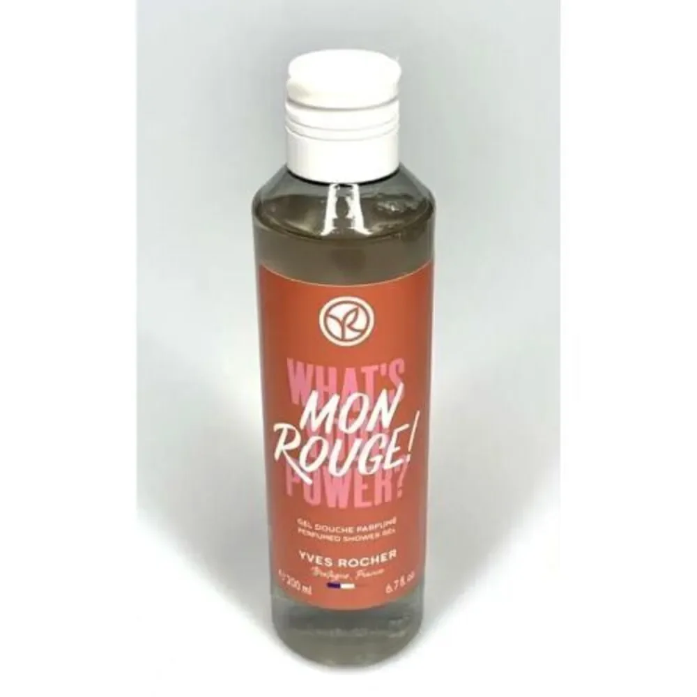 Yves Rocher Mon Rouge Perfumed Shower Gel What's Your Power 6.7 oz New